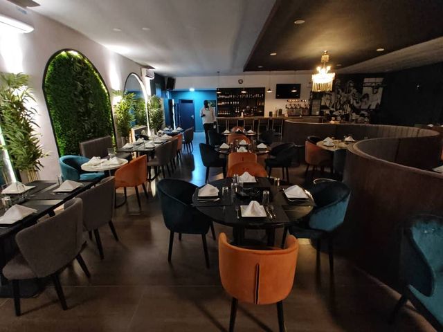 The room in the evening